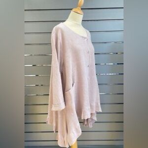 Lagenlook,oversized Topper/Jacket, 14-22UK